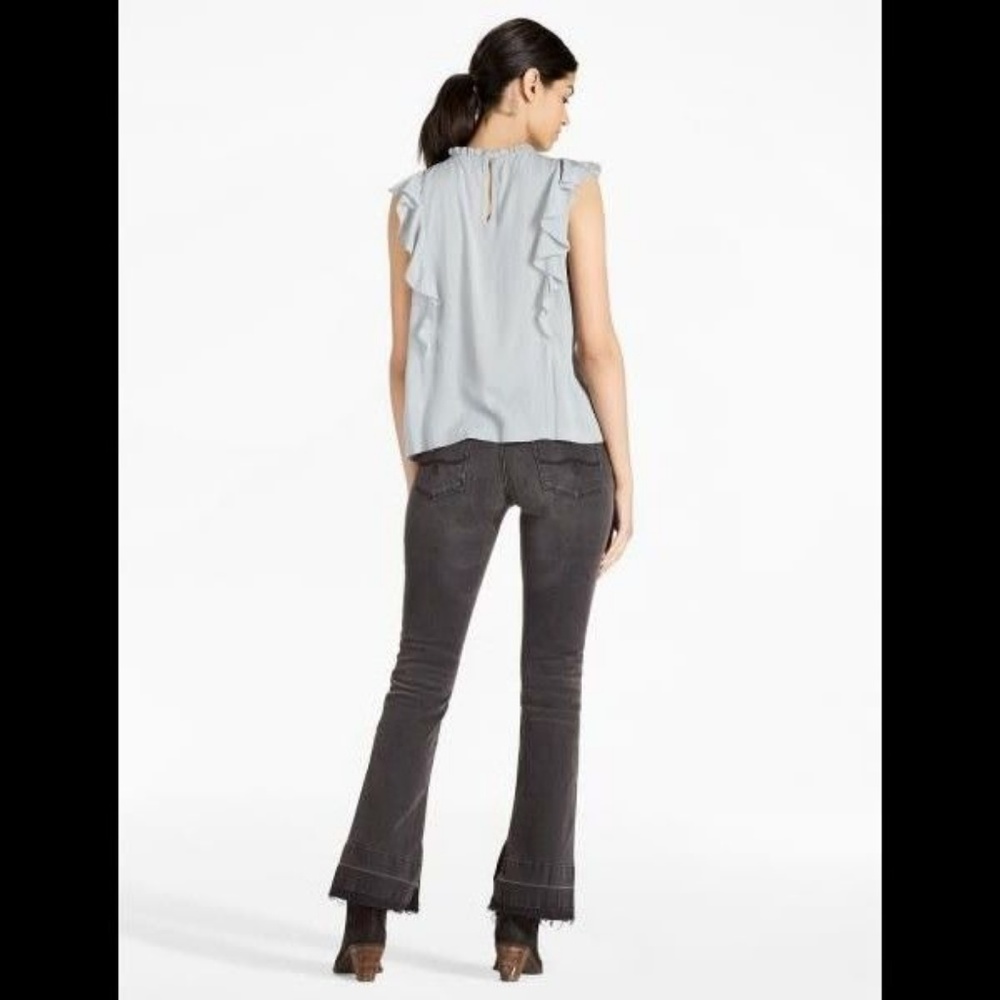 Lucky Brand Ruffle Top M - Picture 3 of 3